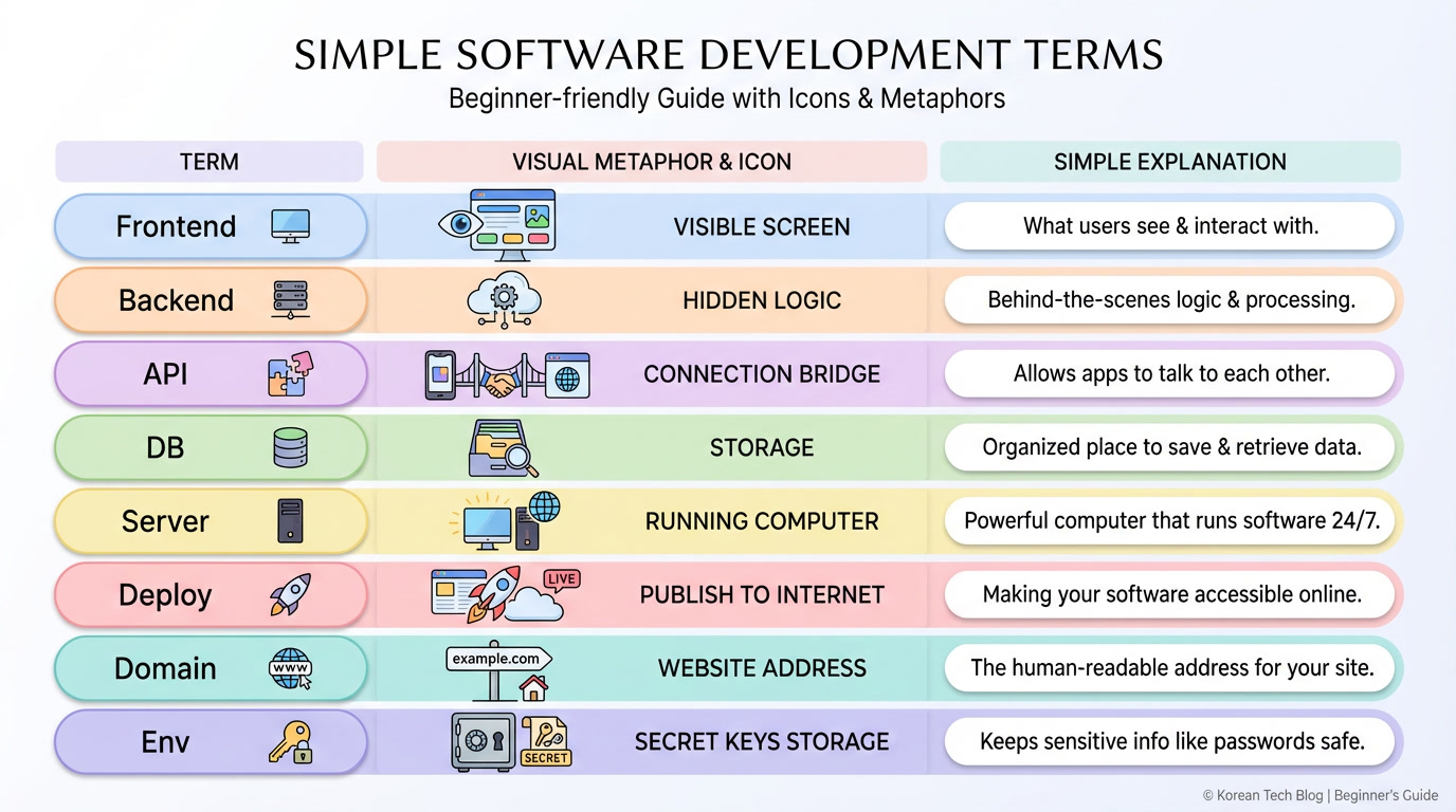 바이브코딩이 어려운 진짜 이유 초보를 막는 개발 용어 설명 대표 이미지